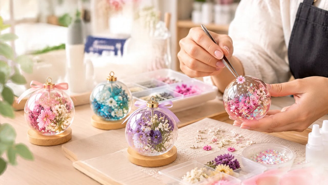 Korean Orb Making Classes in Delhi – Craft Tree Academy